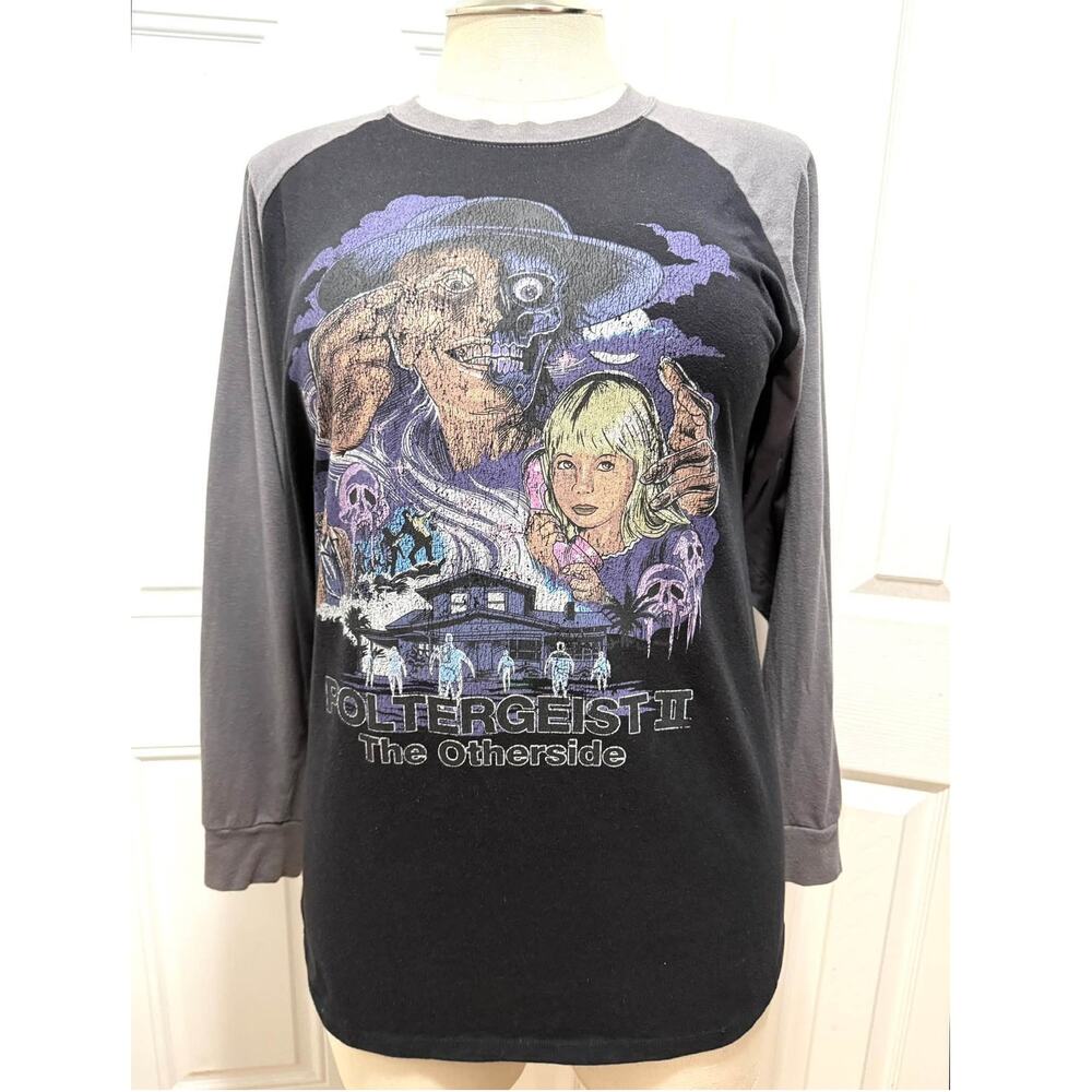Torrid 4 (4X 26) Poltergeist II Horror Movie Retro Raglan Long Sleeve T Shirt